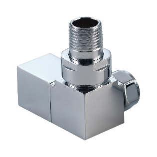Cubic Corner Radiator Valves (pair)